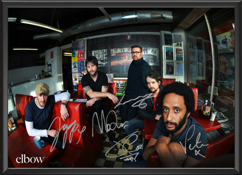 Elbow - Take Off & Landing Of Everything Signed Music Print